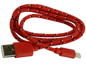 Кабель SmartBuy iK-12nbox red джек USB - джек micro USB , 2 А , 1 метр , красный