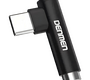Переходник Denmen DU03 джек USB Type-C - гнездо 3.5 , чёрный , для наушников