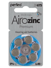 Батарейка для слуховых аппаратов ZA675 Perfeo ( AC675, DA675, PR44, PR675 ) BL6 , PF ZA675/6BL
