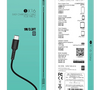 Кабель Borofone BX16 Easy джек USB - джек USB Type-C , 3 А , 1 метр , чёрный