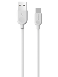 Кабель Borofone BX14 LinkJet джек USB - джек USB Type-C , 3 А , 2 метра , белый 