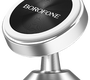 Автомобильный держатель для смартфона Borofone BH5 Platinum , магнитный , серебристо-чёрный 