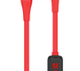 Кабель Hoco S4 джек USB - джек micro USB , 2.4 А , 1.2 метра , дисплей , красный