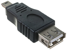 Переходник Perfeo A7016 гнездо USB - джек mini USB 
