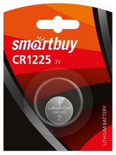Батарейка дисковая CR1225 SmartBuy Lithium Battery BL1 , SBBL-1225-1B