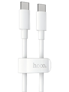 Кабель Hoco X51 High-Power джек USB Type-C - джек USB Type-C , 100 Вт , 5 А , 2 метра , белый