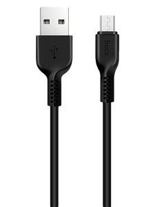 Кабель Hoco X20 Flash джек USB - джек micro USB , 2 А , 1 метр , чёрный