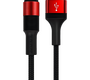 Кабель Borofone BX21 Outstanding джек USB - джек USB Type-C , 3 А , 1 метр , нейлон , чёрно-красный