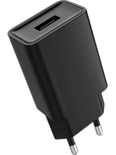 Сетевое зарядное USB устройство ( 1 USB выход ) Denmen DC01 , 5 В , 2.4 А , чёрное